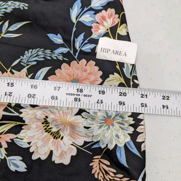 Princess Polly Black Floral Mini Dress 6 Slip Dress Y2K 90s Whimsigoth - Picture 7 of 11